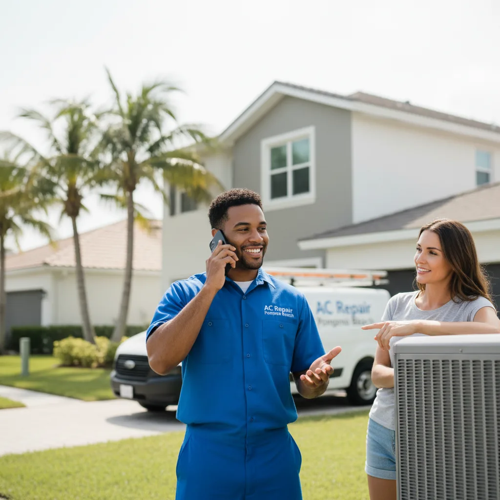 AC Repair Pompano Beach customer support in Pigeon
